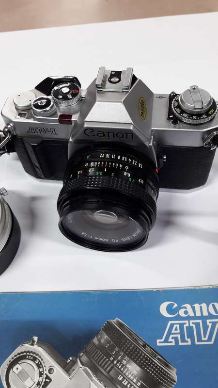 Canon AV-1 35MM SLR camera