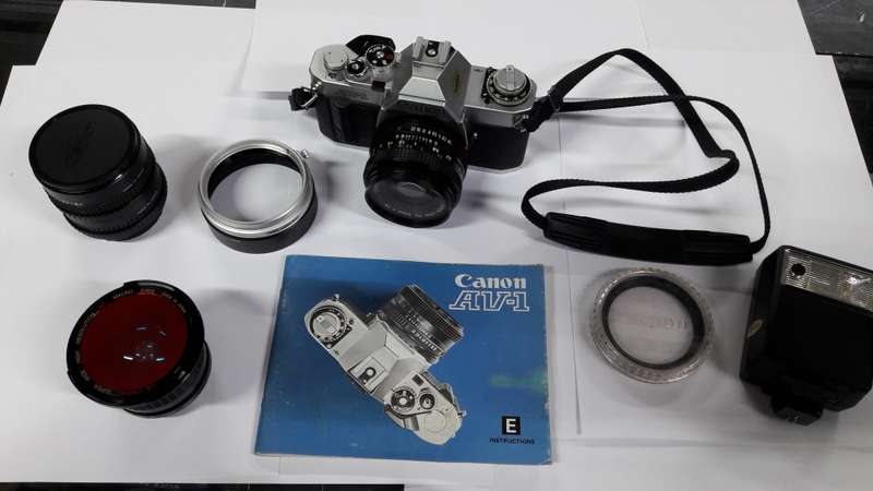 Canon AV-1 35MM SLR camera