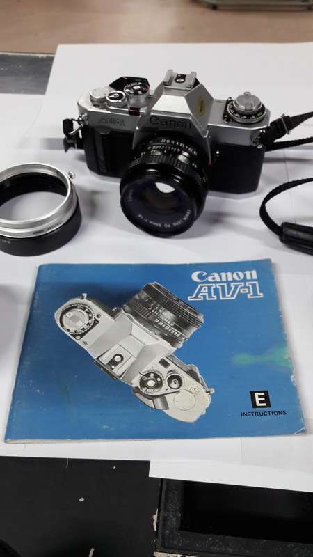Canon AV-1 35MM SLR camera