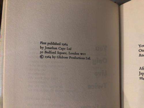 You Only Live Twice by Ian Fleming