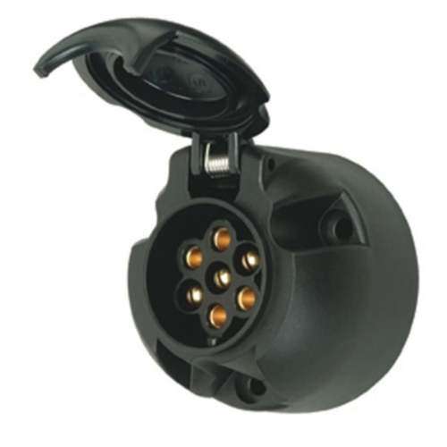 7 Pin 12V Plastic Trailer Plug Socket - Female