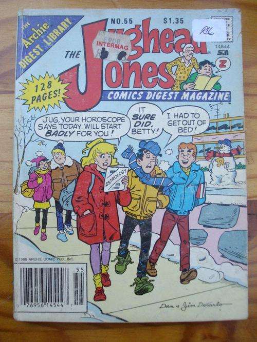 THE ARCHIE DIGEST LIBRARY - JUGHEAD JONES COMICS NO.55