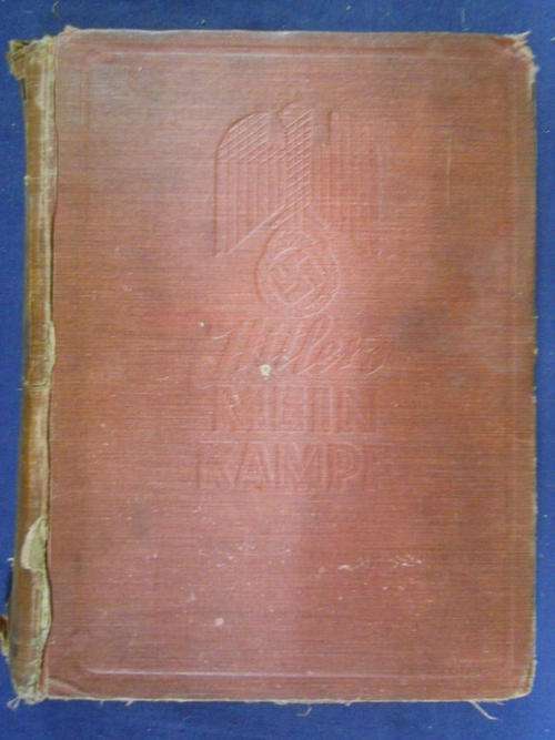 Mein Kampf(1939), by Adolf Hitler. Unexpurgated edition, profusely illustrated Hitler, Adolf