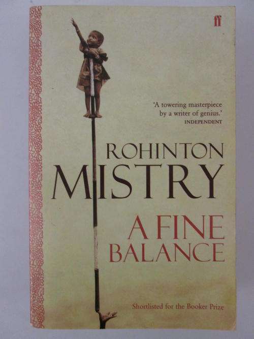 A fine balance Rohinton Mistry