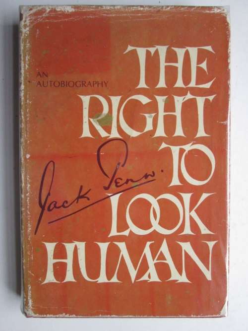 The right to look human Jack Penn (Signed)