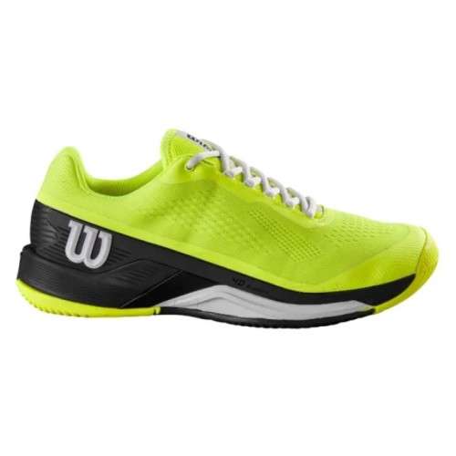 Wilson Rush Pro 4.0 (Safety Yellow/Black/White) Tennis Shoe