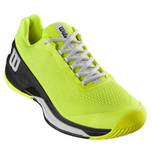 Wilson Rush Pro 4.0 (Safety Yellow/Black/White) Tennis Shoe