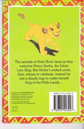 THE LION KING- DISNEY  / LADYBIRD