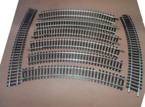LIMA RAILROAD TRACKS HO  10 X CURVES N/3030