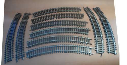 LIMA HO RAILROAD TRACKS  10 X  curves  N/3030