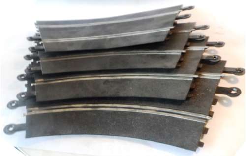 SCALEXTRIC  4 X CLASSIC TRACK  FLEXIBLE  BANKED  CURVES