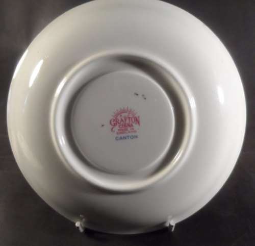 GRAFTON  BONE CHINA SAUCER     CANTON