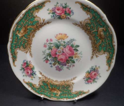 FOLEY VINTAGE FINE BONE CHINA CAKE / SIDE PLATE  " MONTROSE "