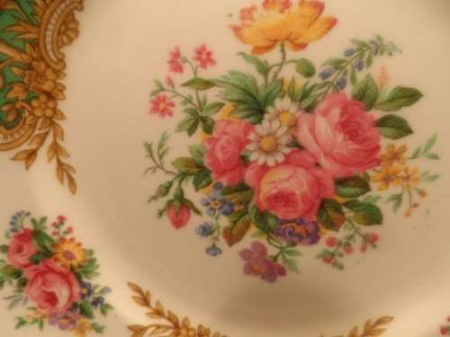 FOLEY VINTAGE FINE BONE CHINA CAKE / SIDE PLATE  " MONTROSE "