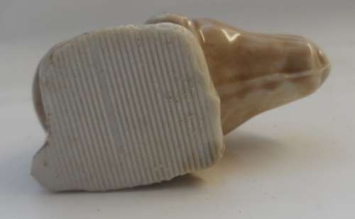 WHIMSIE  MINIATURE SOLID PORCELAIN FIGURE " BABY RHINO "'