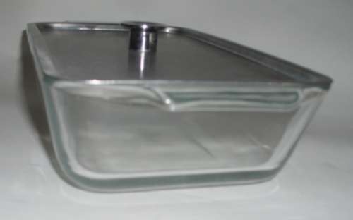 SALTON OVENPROOF , MICROWAVE SAFE GLASS 1,5 LT CASSEROLE DISH WITH STAINLESS STEEL LID