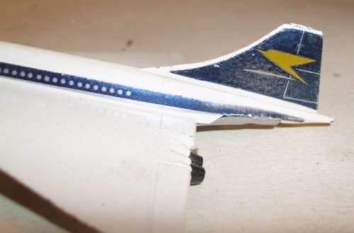 RETRO CORGI TOYS 650 BAC  CONCORDE   1976