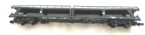 N SCALE VINTAGE FLEISCHMANN DOUBLE DECKER CAR TRANSPORTER No. 144 Ref 5180 98-80-021-3