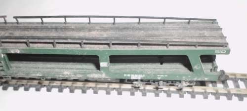 N SCALE VINTAGE FLEISCHMANN DOUBLE DECKER CAR TRANSPORTER No. 144 Ref 5180 98-80-021-3