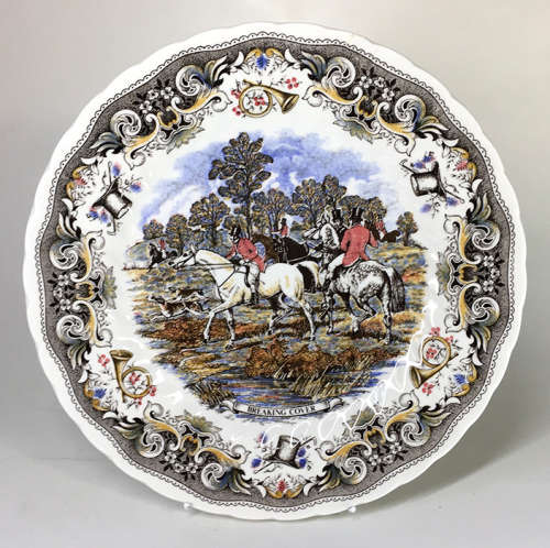 CHURCHILL ' HERRING'S HUNT  ' 'BREAKING COVER '  COLLECTIBLE PORCELAIN  DISPLAY PLATE