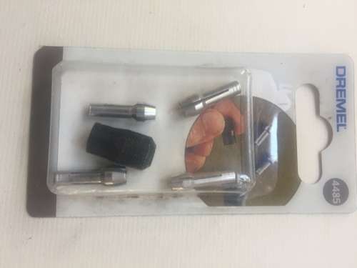 DREMEL MULTITOOL 4 PIECE COLLETT , AND LOCK NUT SET  REF: 4485 ( as new blister packed )