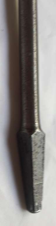 VINTAGE IRWIN DROP FORGED STEEL  1`  / 50mm X 10 `  No 627 A3616  HAND BRACE AUGER BIT