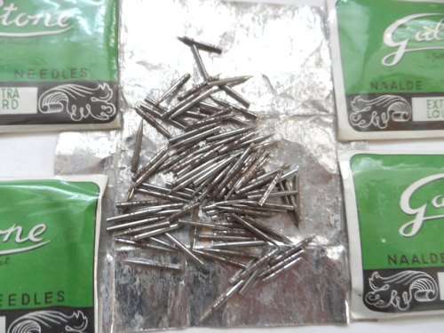 VINTAGE GALLOTONE STEEL, EXTRA LOUD, HARD GRAMOPHONE NEEDLES  FACTORY  SEALED ORIGINAL PACKS OF 100