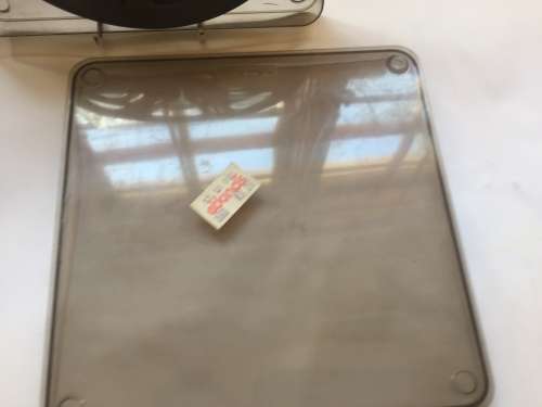 VINTAGE GEPE EMPTY , SPARE FILM REEL IN TUSCAN AUSTRALIA  CRYSTAL CASE 8mm  400 ft / 120 MTRS