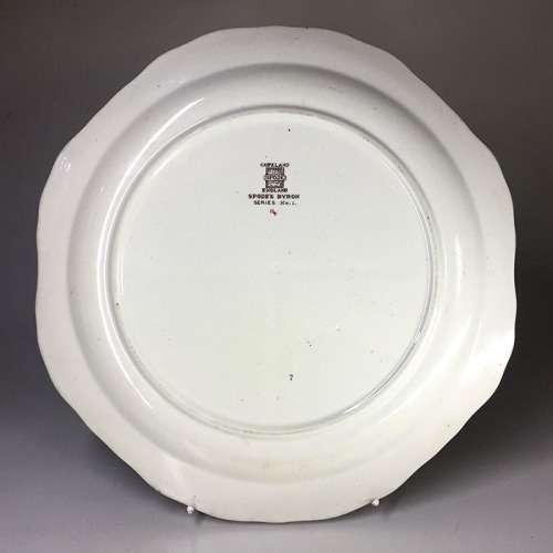 COPELAND SPODE ` SPODE`S BYRON-SERIES No. 1 CABINET PLATE    plate number 14