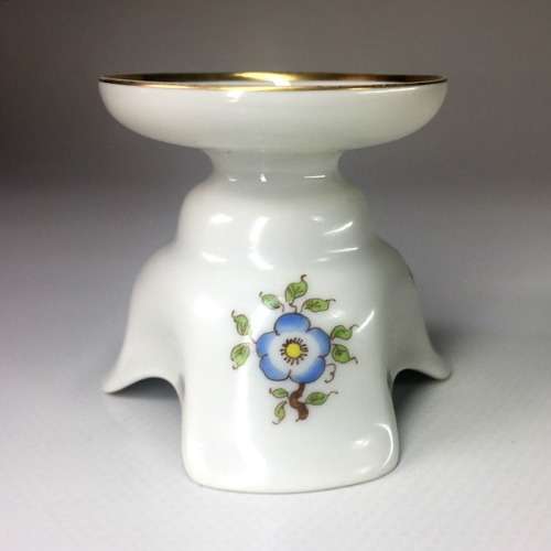 AUGARTEN WIEN CANDLESTICK HOLDER  ` FLORAL  DESIGN `