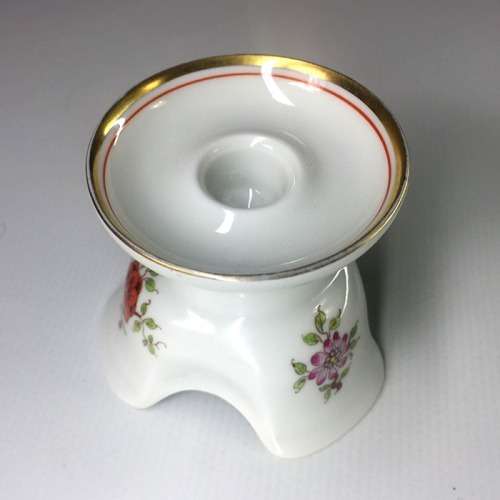 AUGARTEN WIEN CANDLESTICK HOLDER  ` FLORAL  DESIGN `
