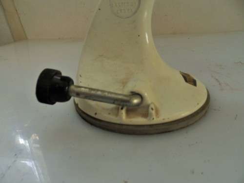 VINTAGE SPONG N705 TABLE TOP , MINCE , MEAT GRINDER ENAMELLED , DIE CAST METAL  collectable