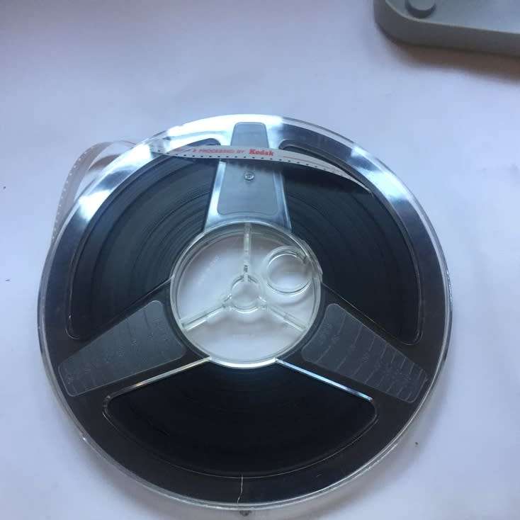 8 mm. FILM, GRASSO ITALY  REEL , IN POSSO CRYSTAL CASE AMATEUR REEL 1971 VINTAGE