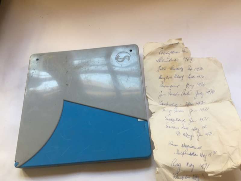 8 mm. FILM, POSSO REEL , IN FLIP TOP DUST CASE AMATEUR REEL POTCH, SWAZILAND, DURBAN , et . al. 1969