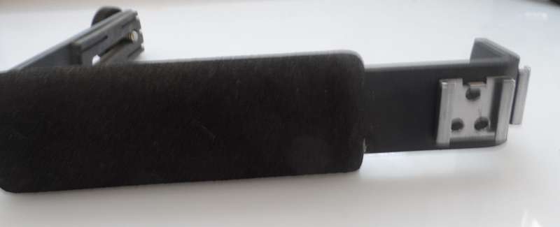 VINTAGE SLR CAMERA , HAND HELD FLASH MOUNT, & CABLE RELEASE  BRACKET    in very good condition
