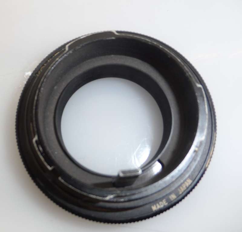 KOMURA LENS CONVERTER RING , FROM  NIKON F TO KOMURA ZOOM LENS