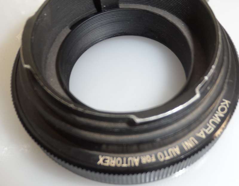 KOMURA LENS CONVERTER RING , FROM  NIKON F TO KOMURA ZOOM LENS