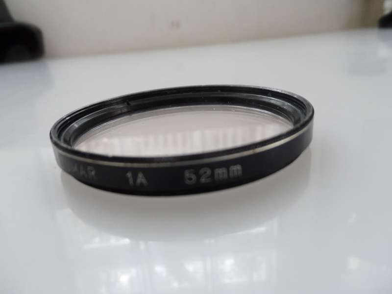IZUMAR  1A 52 mm SCREW IN FILTER , NO CRACKS, OR SCRATCHES R25.00