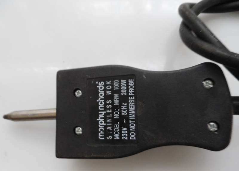 MORPHY RICHARDS UNIVERSAL , REPLACEMENT POWER  LEAD FOR ELECTRIC S / S FRYING PAN  /  WOK     R45.00