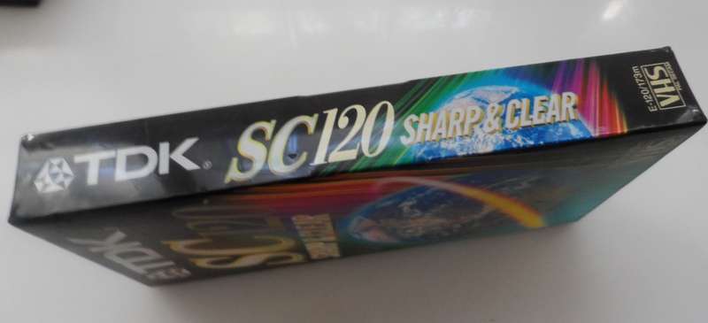 TDK , SC , VHS CASSETTE , PAL SECAM, E120 / 173 m