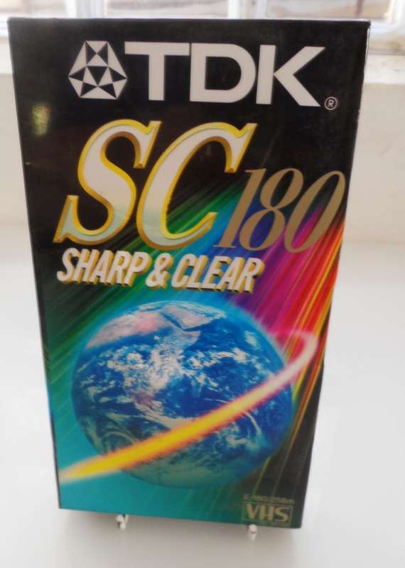 TDK , SC , VHS CASSETTE , PAL SECAM, E180 / 258 m