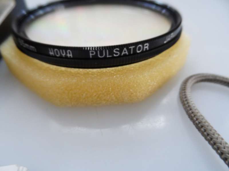 HOYA 55mm FILTER ,PULSATOR  , THREADED FITTING   as new original box
