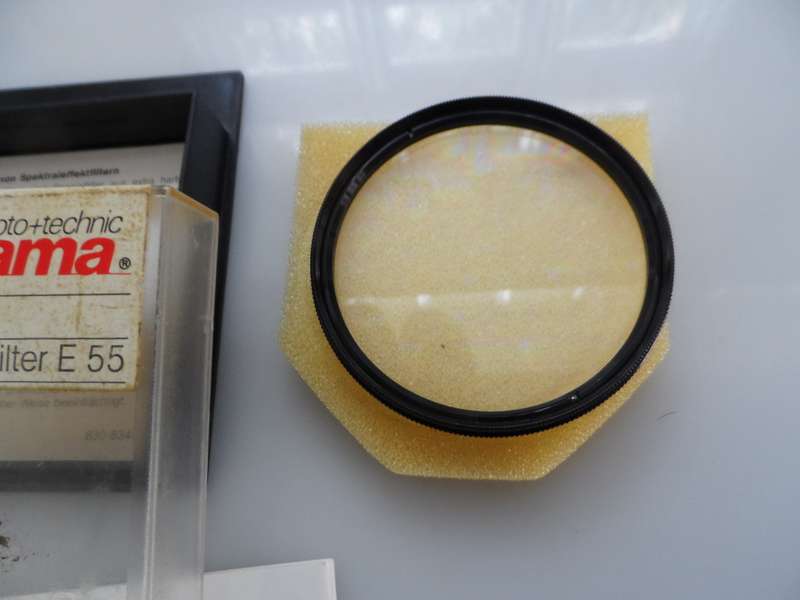 HOYA 55mm FILTER ,PULSATOR  , THREADED FITTING   as new original box