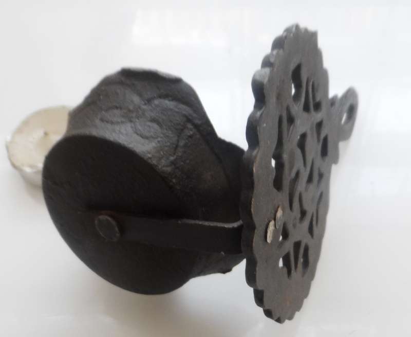 CAST METAL , WALL HANGING, TEA CANDLE LIGHT , HOLDER