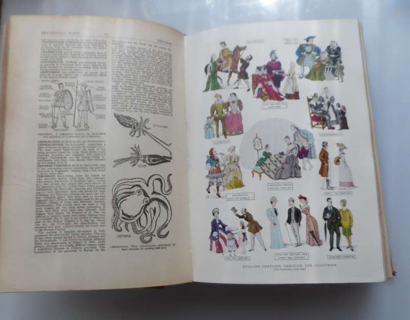 OLDHAMS  THE ILLUSTRATED ENCYCLOPAEDIA  VINTAGE HARD BOUND REPRINT 1960, 969 pages 20 pics fc 37 bw