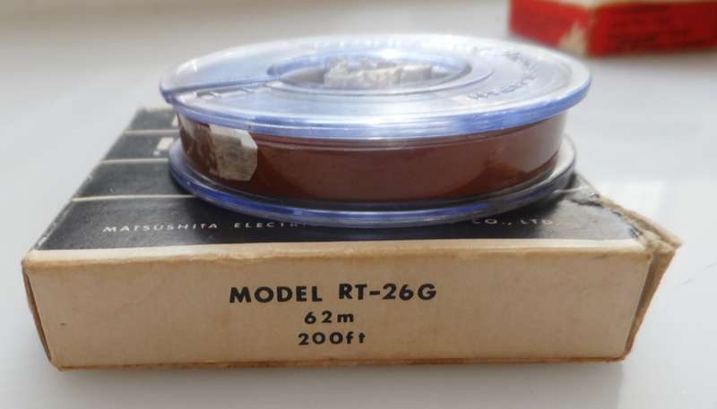 VINTAGE ANALOG, AUDIO REELS 1/4 ins TAPE ON 2 1/4 ins reels x3  , & 1 TAPE LETTER 1/4 ins  on reel