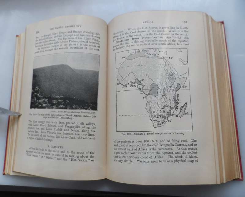 VINTAGE 1937 `THE WORLD A GENERAL GEOGRAPHY`for S A  schools J Dudley Stamp & J N Jamieson rare text