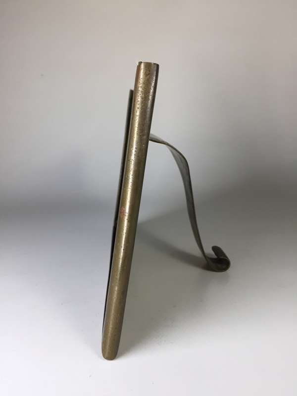 SOLID VINTAGE BRASS DESK TOP PHOTO FRAME    England