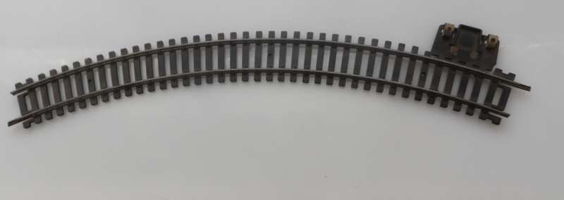 HO RAIL TRACKs , LIMA ITALY , 1 X N3031, R360 , <45 deg ,   260 mm /  10 1/4 ins  ,