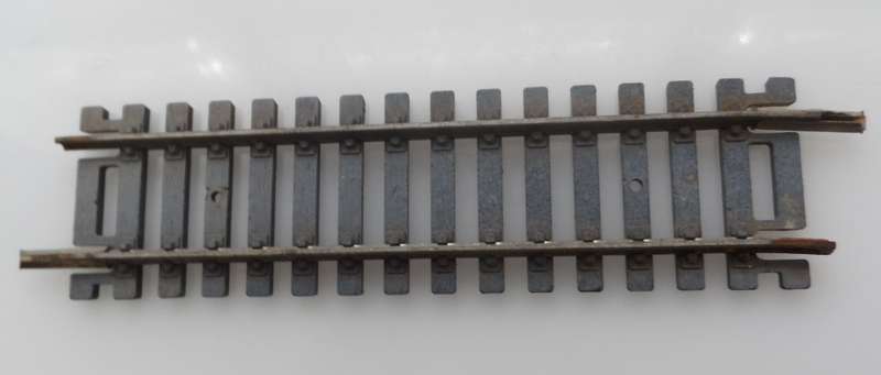 HO RAIL TRACKs , LIMA ITALY , 1 X  mm111 , STRAIGHT TRACK SECTION (grey )